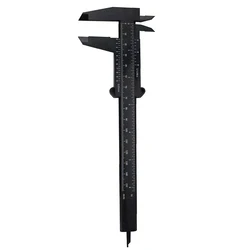 Vernier étrier à jauge coulissante en plastique, règle de mesure Portable 0 150mm outils de mesure pour le travail du bois règle pour le travail des métaux 