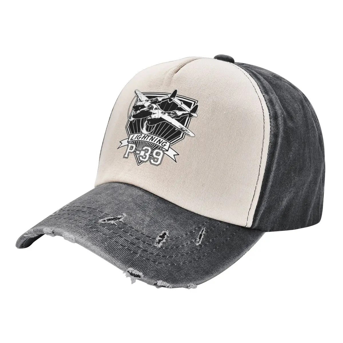 

P-38 Lightning Baseball Cap Beach Bag Golf Hat Horse Hat Golf Wear Men Women's