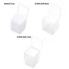 1Pcs Small Clear Plastic Beads Storage Box Small Items Crafts Hardware Storage Container Case 6