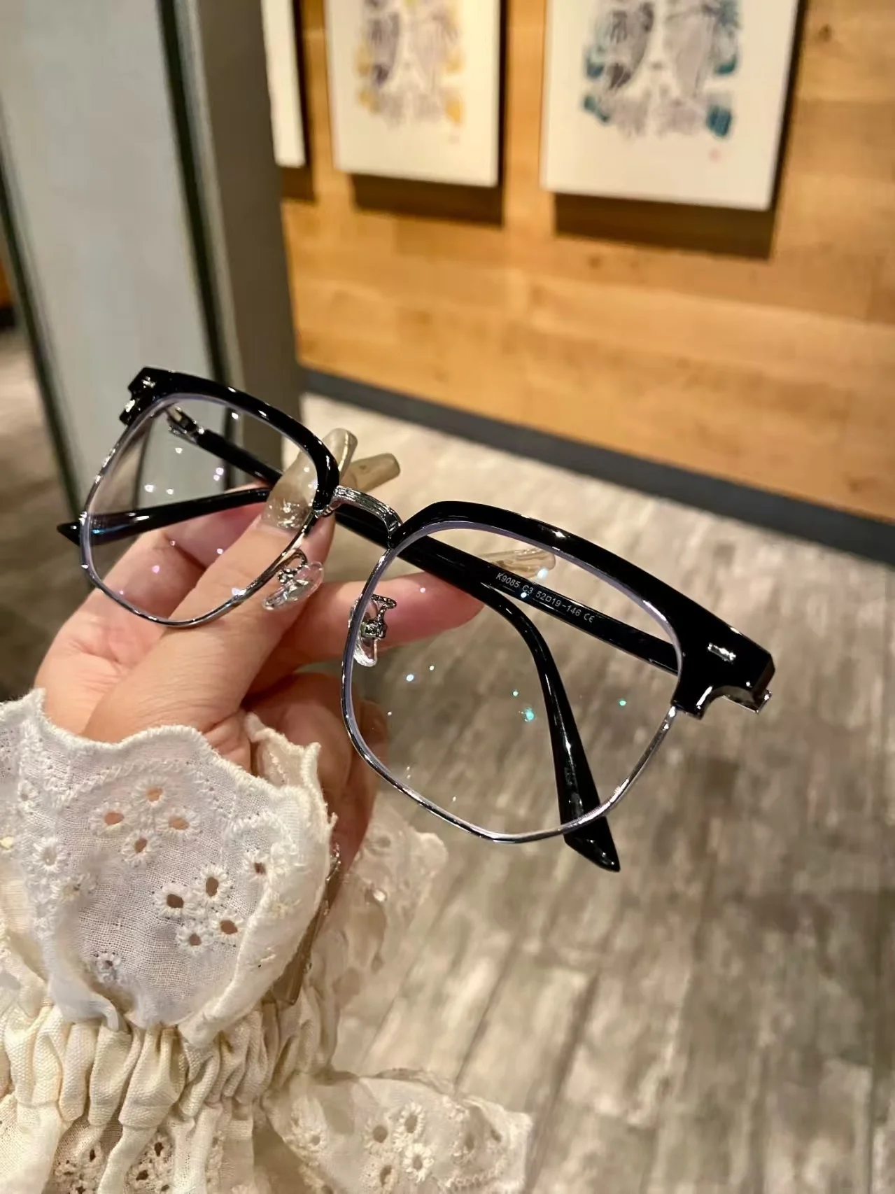 blue light glasses for woman men safety glasses blue light blocking glasses protection Computer Gaming Glasses women cute light - Image 2