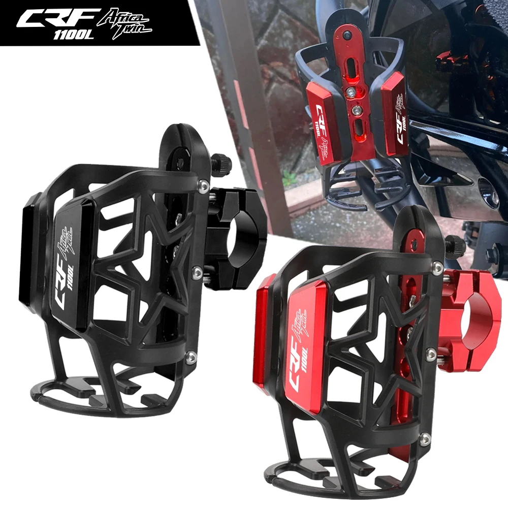 

For Honda CRF1100L AFRICA TWIN ADVENTURE SPORTS DCT 2020-2023 Motorcycle Beverage Water Bottle Cage Drink Cup Holder Stand Mount