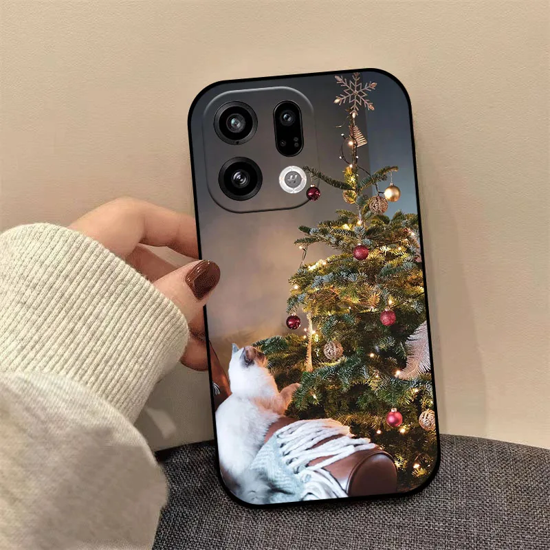 Festive Shockproof Christmas Phone Case - Soft Silicone TPU Cover