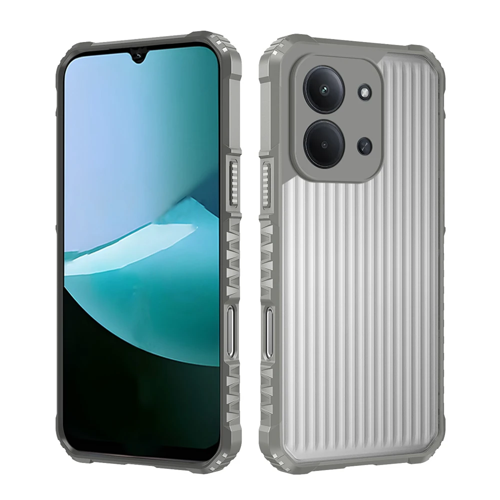 Heavy Duty Shockproof Translucent Matte Phone Case - Soft Silicone + PC