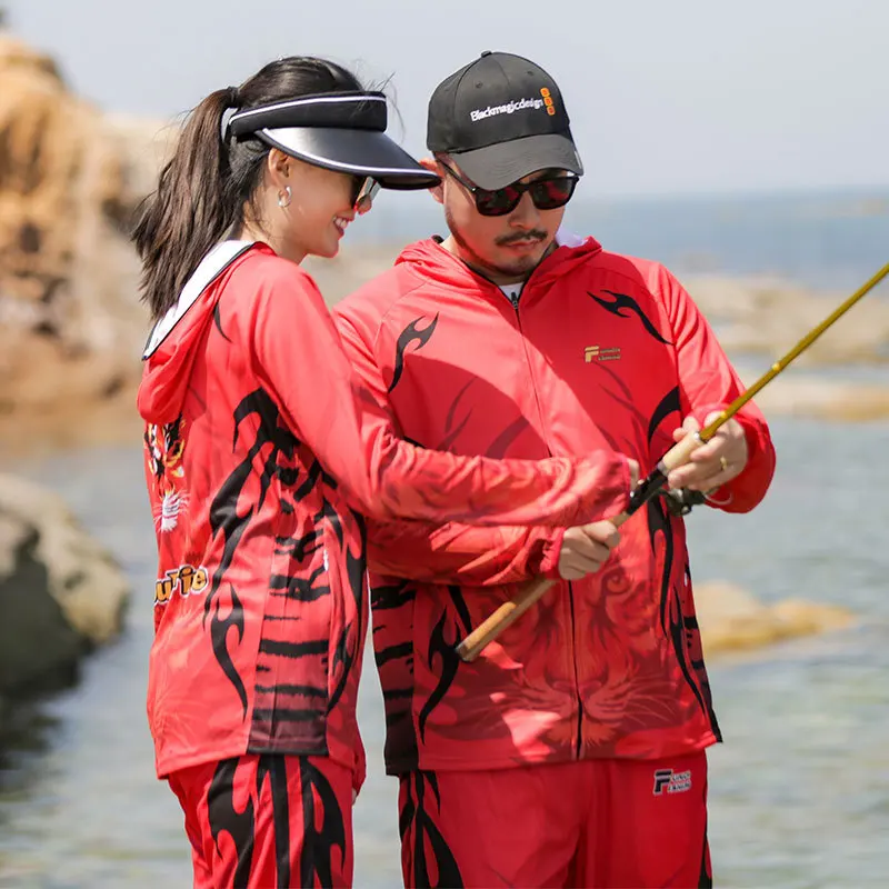 

New Summer Ultrathin Fishing Clothes Sun Protection Uv Front Zipper Long Sleeve Shirt Men and Women Quick Drying Shirts Hoodies