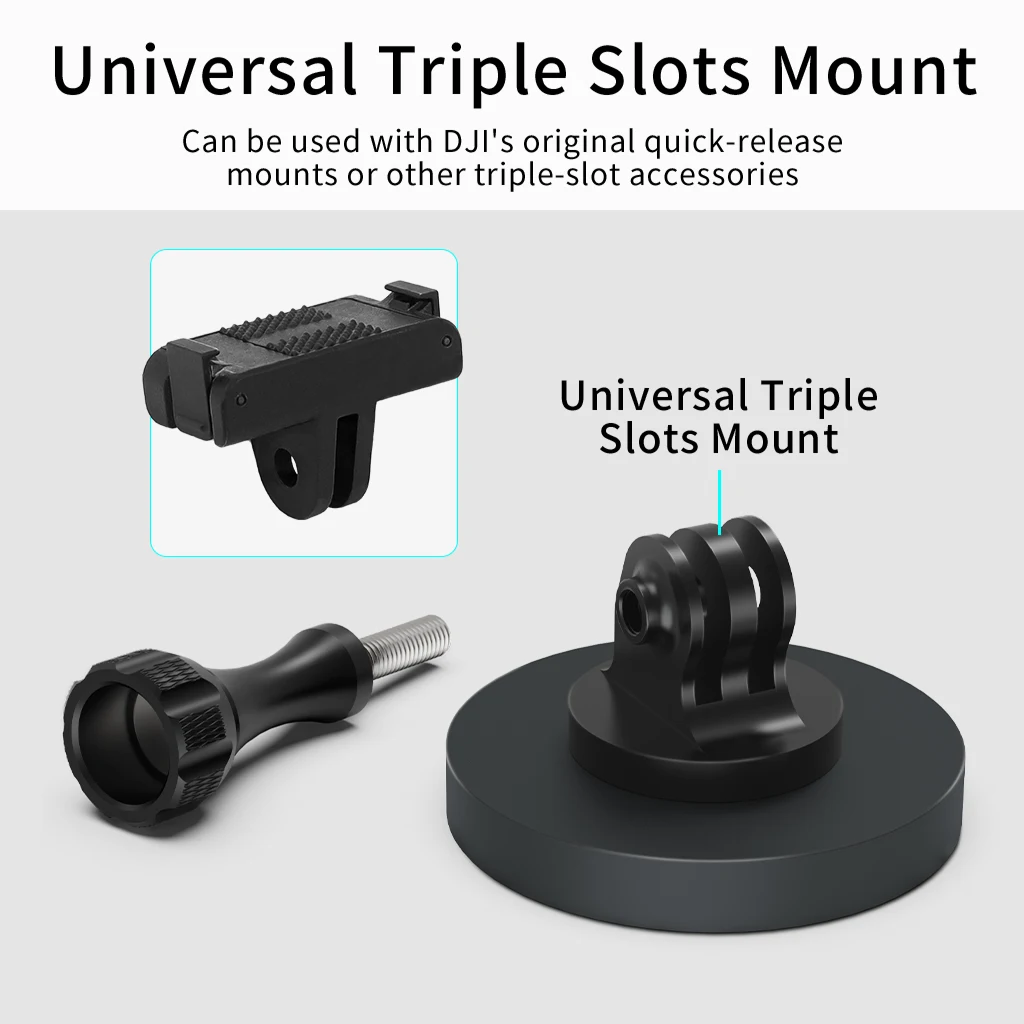 D55mm N52 Magnet Magnetische Basis Stativ Mount Adapter Halterung Halter für Gopro Insta360 DJI Action 5Pro/4/3/2 für DJI OSMO 360 – Detail 6