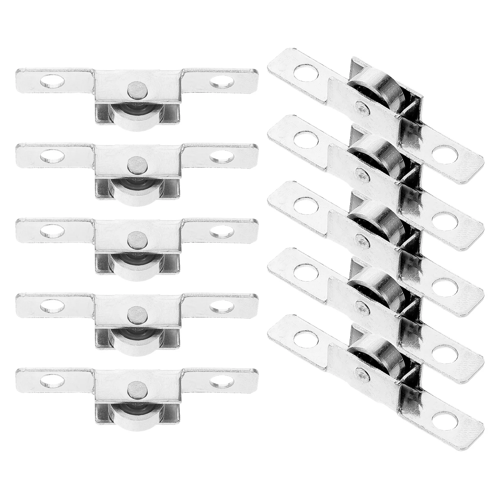 10 Pcs Drawer Glass Wheel Door and Window Pulley 430X090X060CM Iron Sliding Roller
