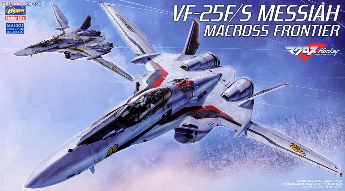 Hasegawa 1/72 Macross крепость Battlestar VF-25F/S мессиановый истребитель сборка экшн фигурные