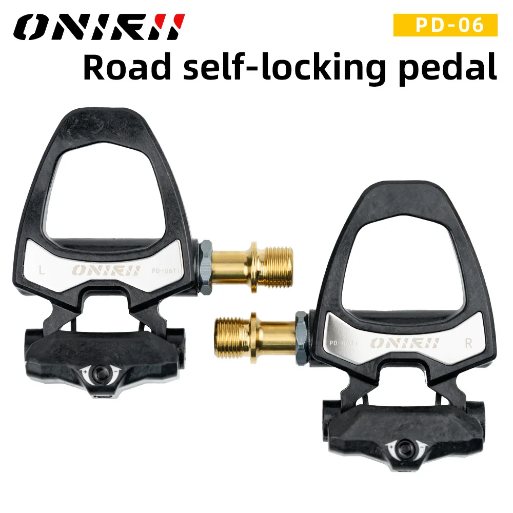 ONIRIIPD-06RennradCarbonLockPedaleFahrradSPDSelbstsichernderStahl/Titan6-Grad-PedalmitVerriegelungsplattefürStraßeNEU-AliExpress18