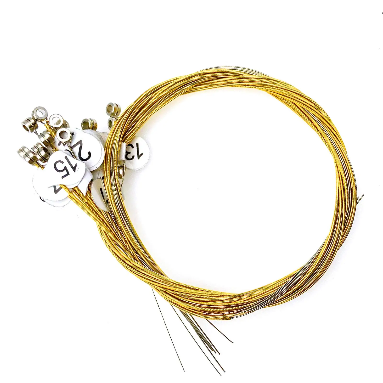 Lyre Harp Strings Replacement Metal Strings for 7/10/16/19/21/24 String Lyre Harps &ndash; High-Quality & Durable