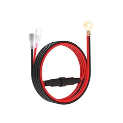 Enhanced Dual USB Car Charger with LED Waterproof Power Socket (Electric wire)