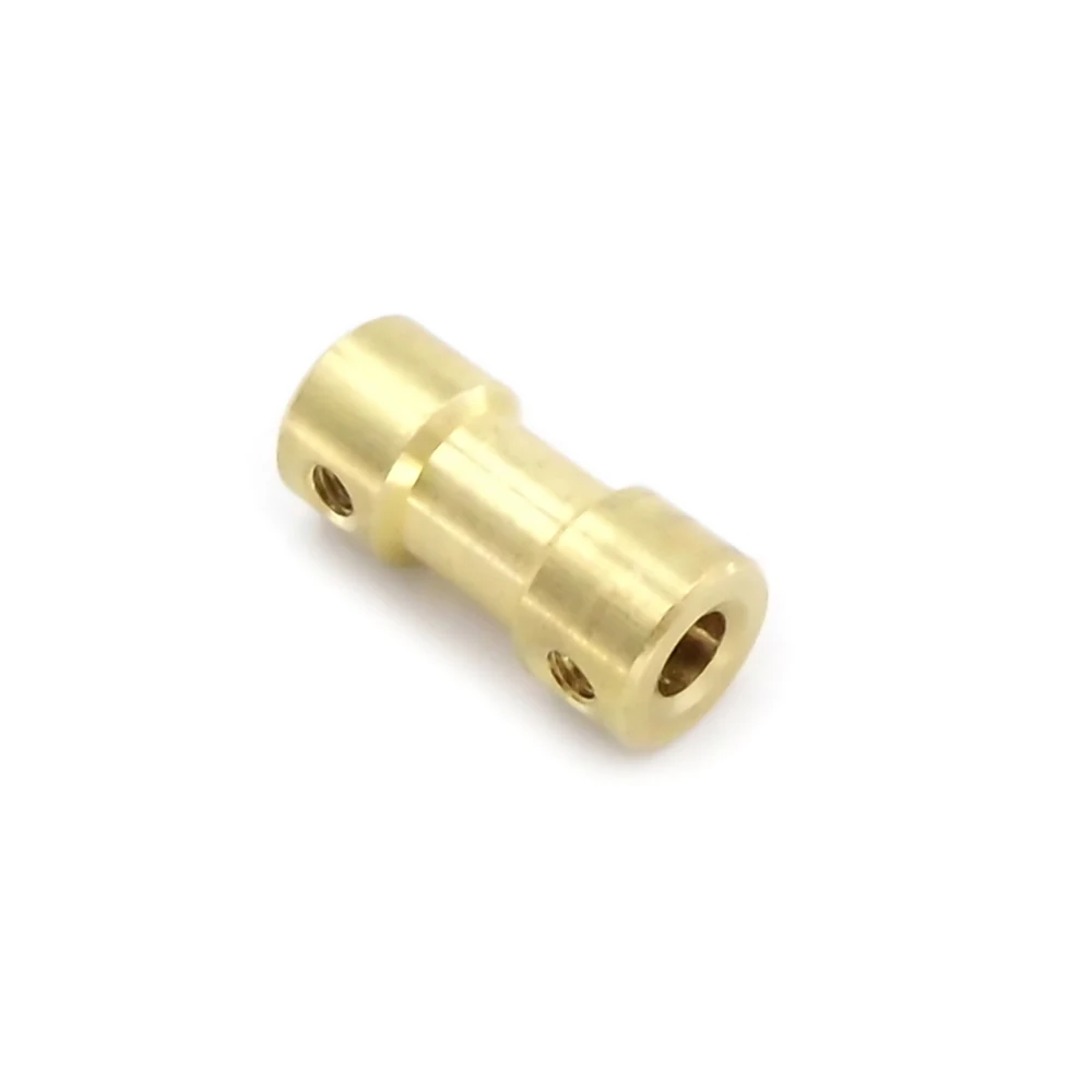 1PC 2mm 2.3mm 3mm 3.175mm 4mm 5mm 6mm Motor Shaft Coupling Copper Joint Coupler Connector for RC Boat Marine Car Robot — view 6