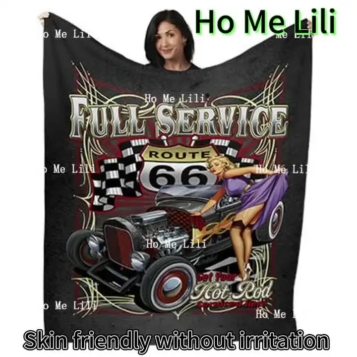 Фланелевое Одеяло в стиле ретро подходит для всех сезонов