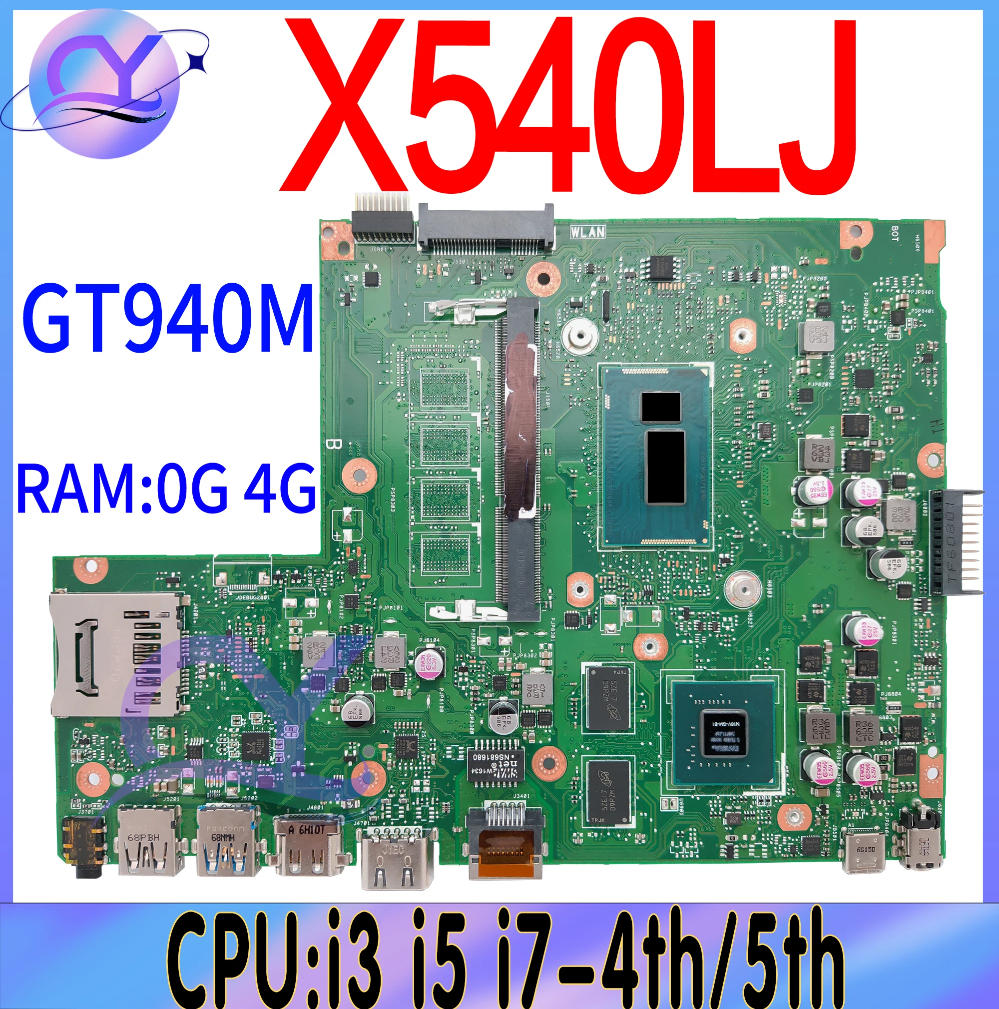 X540LJMainboardForASUSVivoBookX540LA540LJF540LJK540LJR540LJ