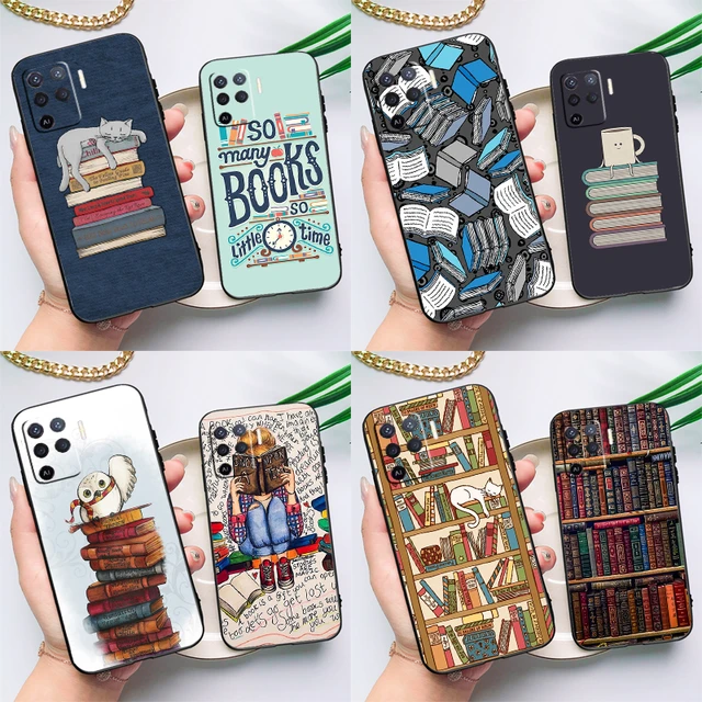 Funda para iPhone 12 mini, diseño de biblioteca de libros vintage para  amantes de la lectura