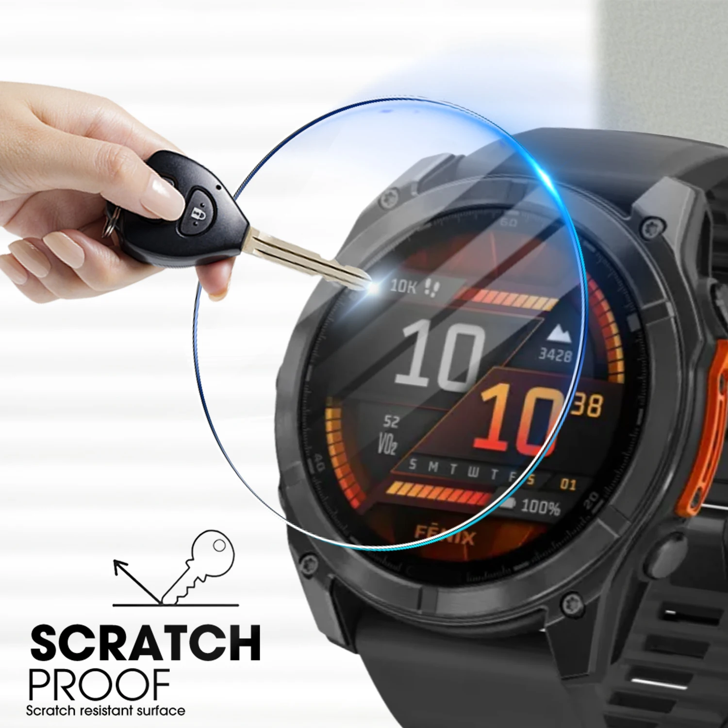 Premium Tempered Glass Smartwatch Screen Protectors - HD Clear, Anti-Scratch Film
