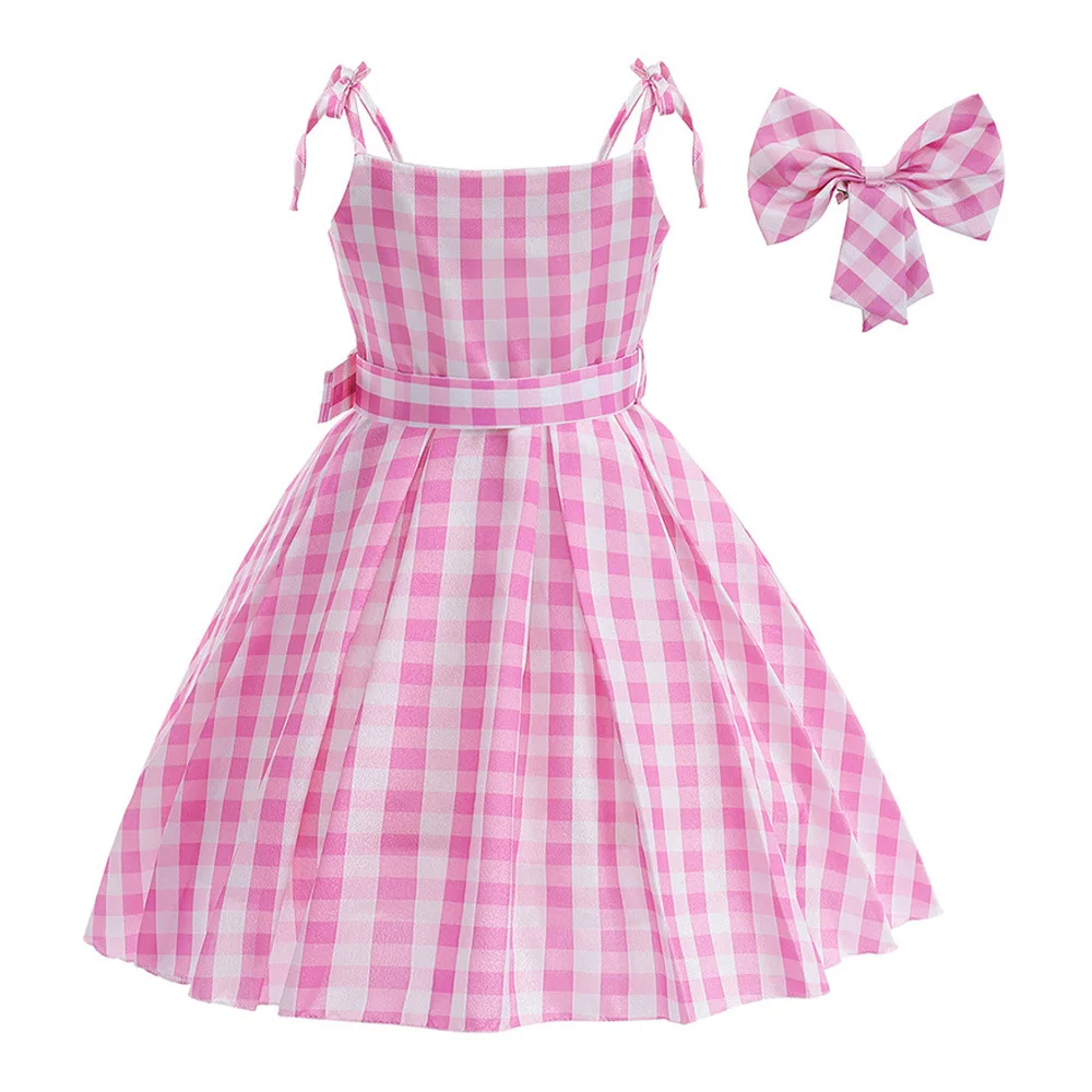 

Spaghetti Strap Halloween Cosplay Costumes Fancy Princess Children Birthday Carnival Party Clothing Kids Clothes