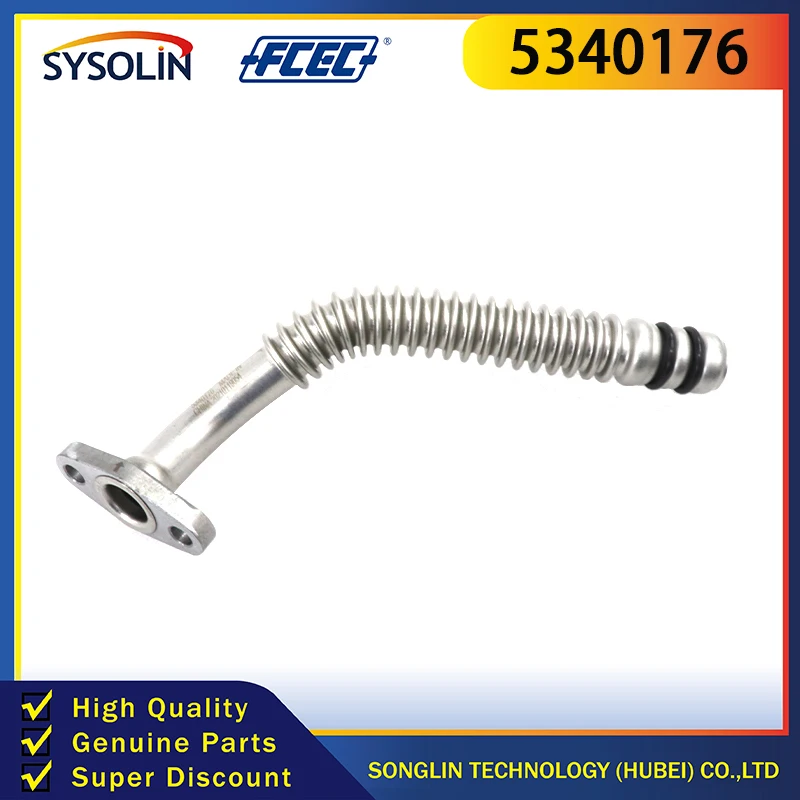 Factory Price Turbocharger Oil Drain Connection 5340176 for Cummins ISF2.8 Engine Parts