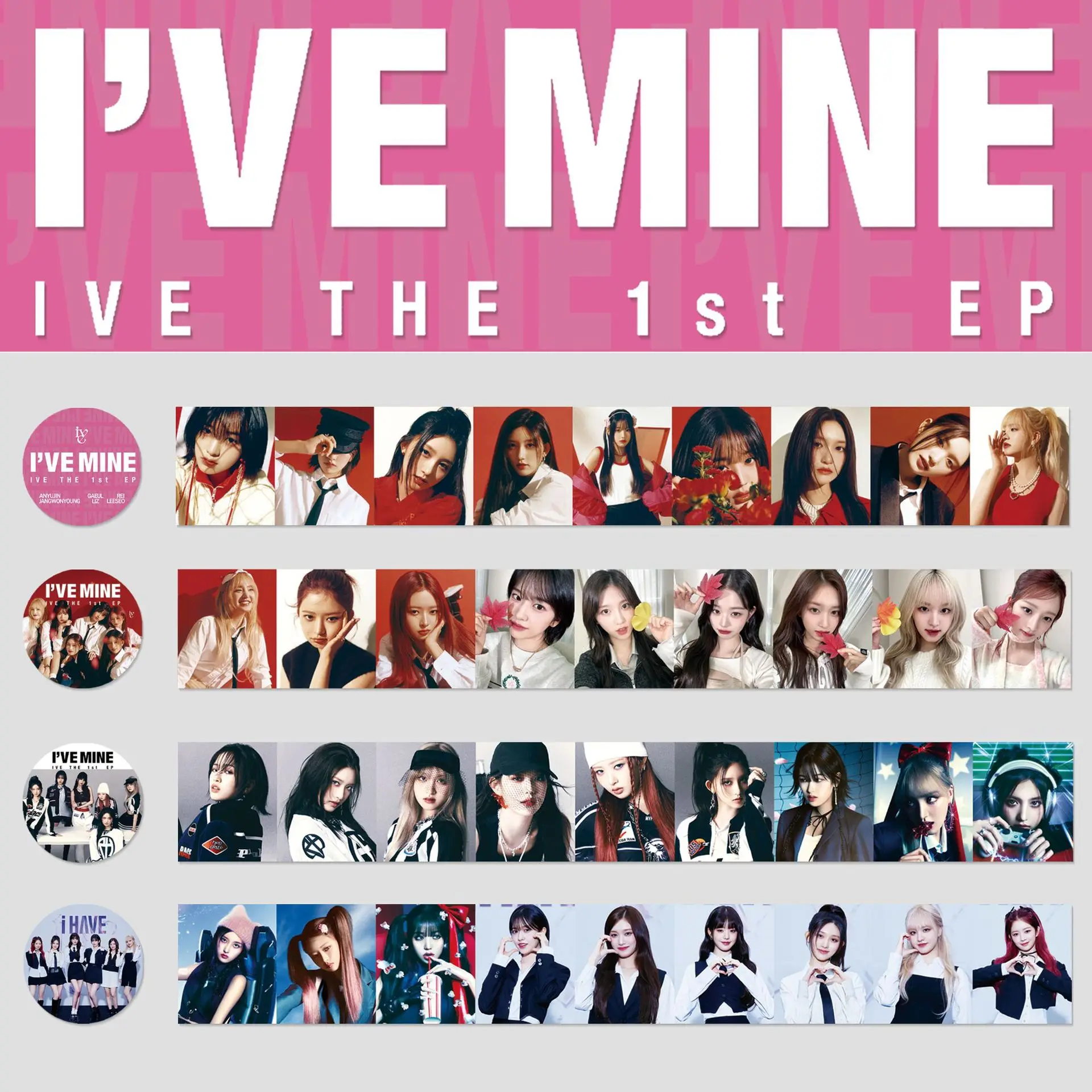 

5 м Kpop IVE новый альбом Ihas MINE Wonyoung лента для маскировки самодельная декоративная клейкая лента для поддержки фотографий искусственный подарок