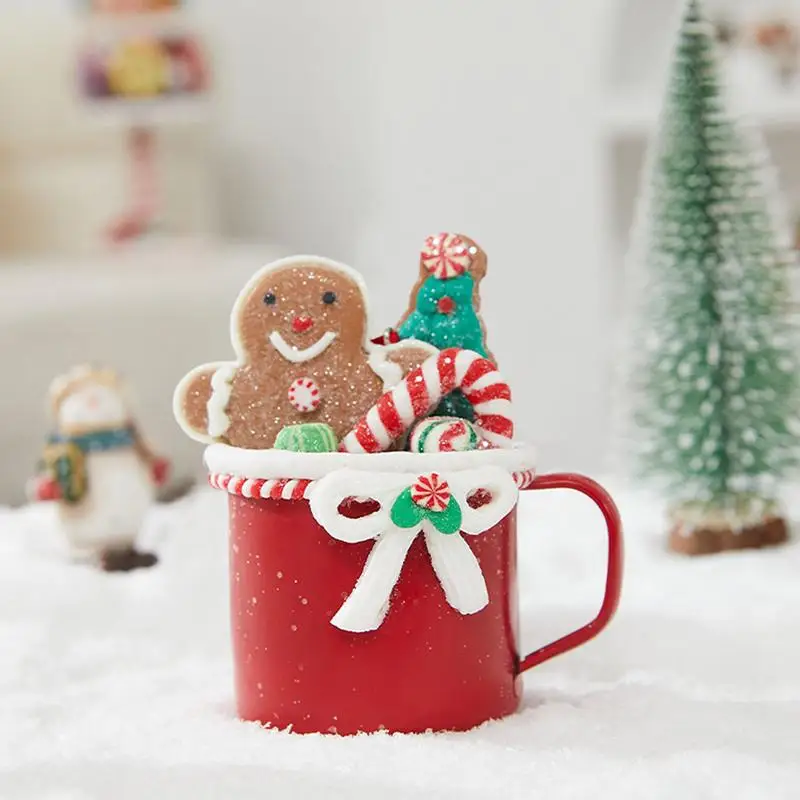 Hallmark 25559784 Carte De Noël Pour Les Amis Motif Tasses Au Chocolat Chaud Multicolore