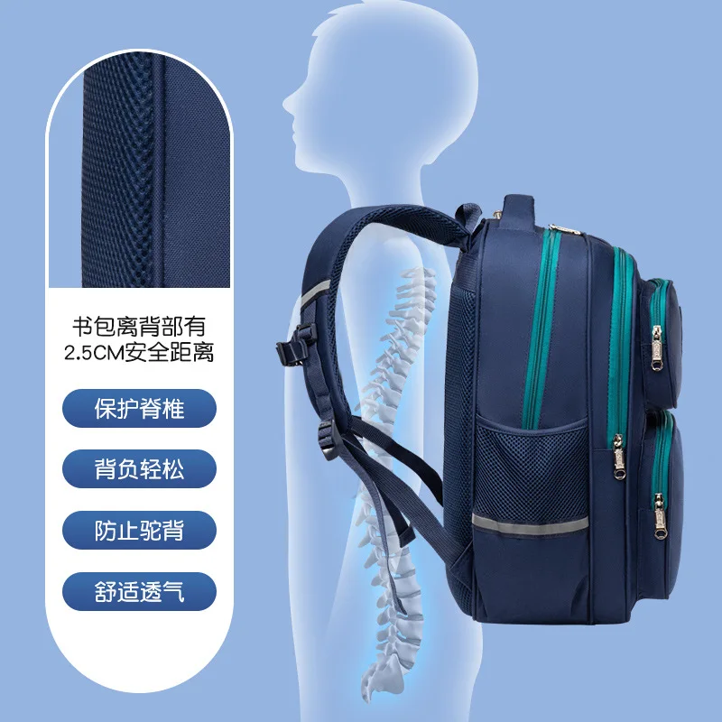 Waterproof Primary Schoolbag Kids backpack children School Bags For Boys girls large orthopedic Backpack travel mochila infantil 5