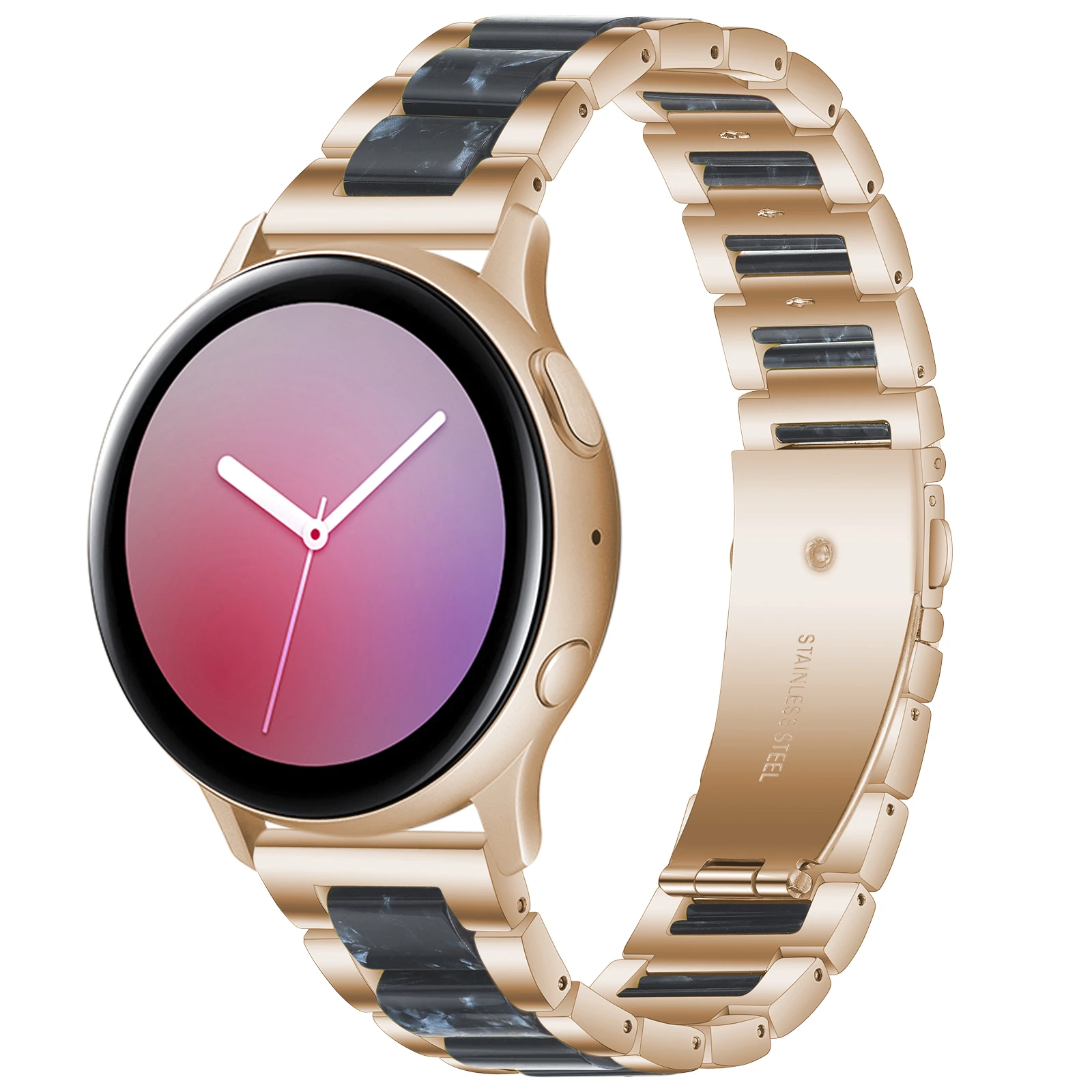 20mm/22mm Metal+Resin Strap For samsung Galaxy Watch 5/4/3 /Active 2/Huawei Watch 3/GT3 Bracelet Wristband for Amazfit GTR Bip