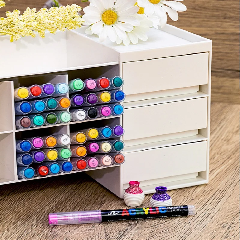 Guangna Acrylic Painting Markers Set Plumones 72/60/48/36/24