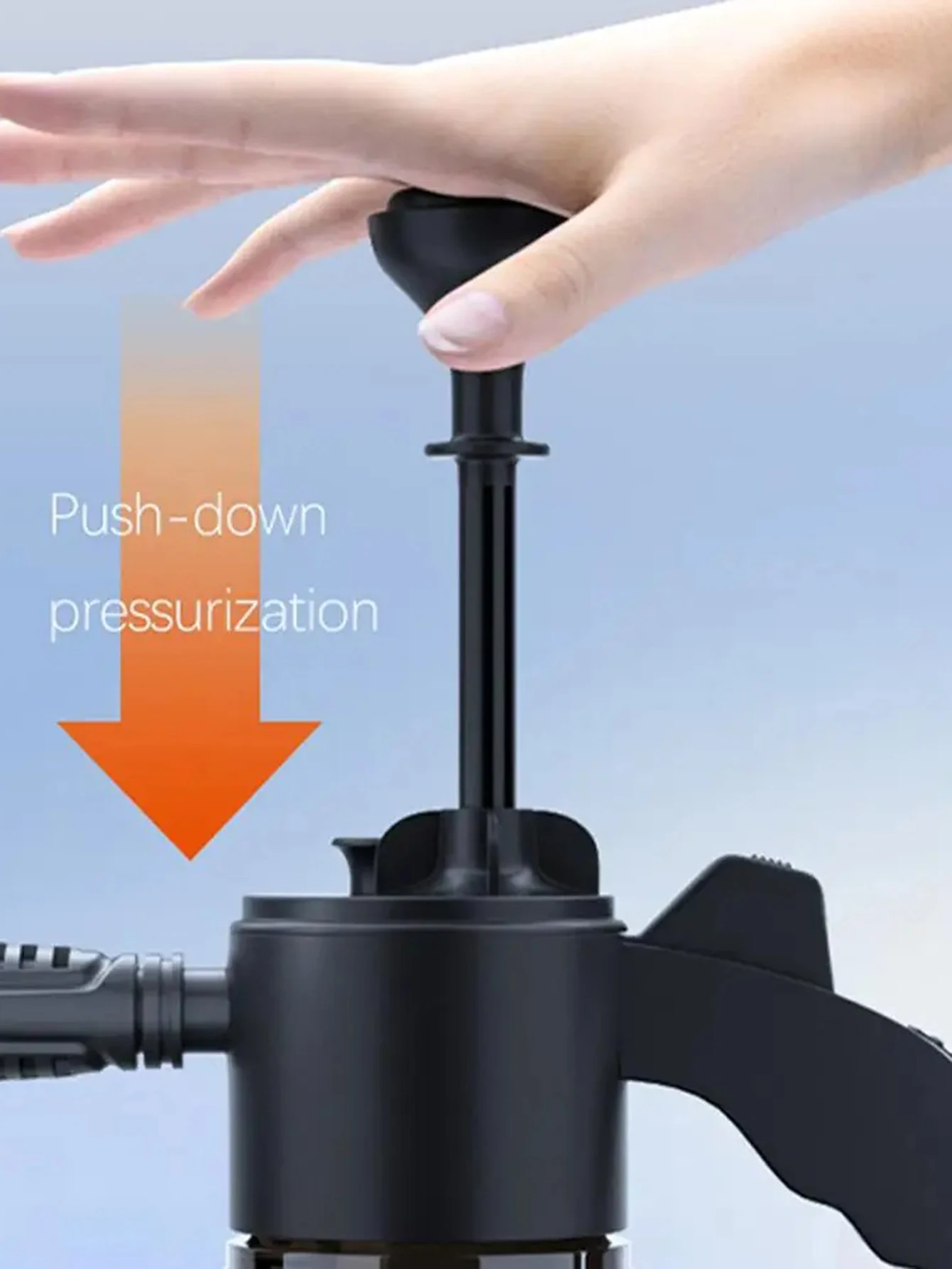 2L Hand Pump Foam Sprayer Pneumatic Foam Cannon Car Wash Spray Bottle Automobile Window Cleaning 3 Types Nozzle Spray