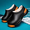 2024 NEW Winter Mens Casual Cotton Shoes Waterproof Warm EVA Slip On Shoes Anti-skid Wear-resistant Outdoor Garden Shoes for Men 1
