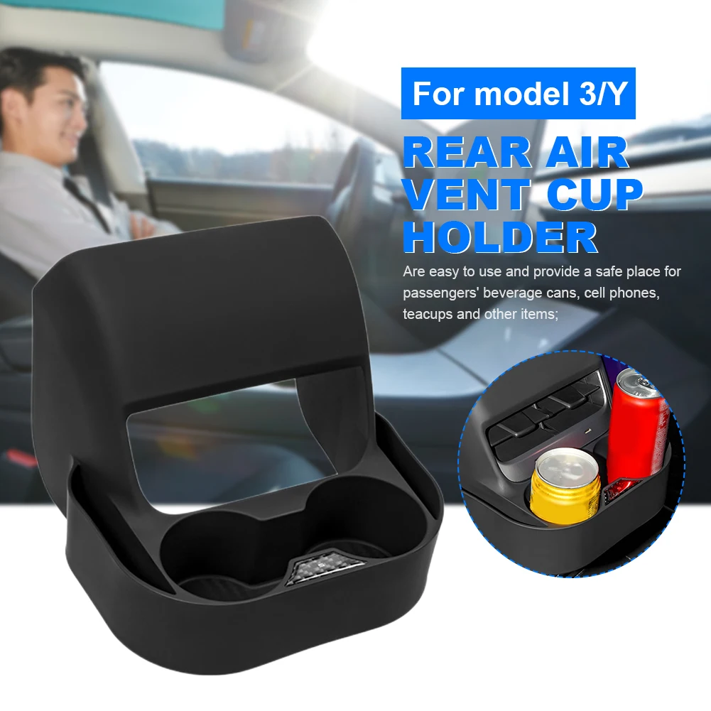 Neues tpe Wasser becher halter Zubehör für Tesla Modell 3 Modell y Auto  Mittel konsole Getränke halter wasserdicht - AliExpress