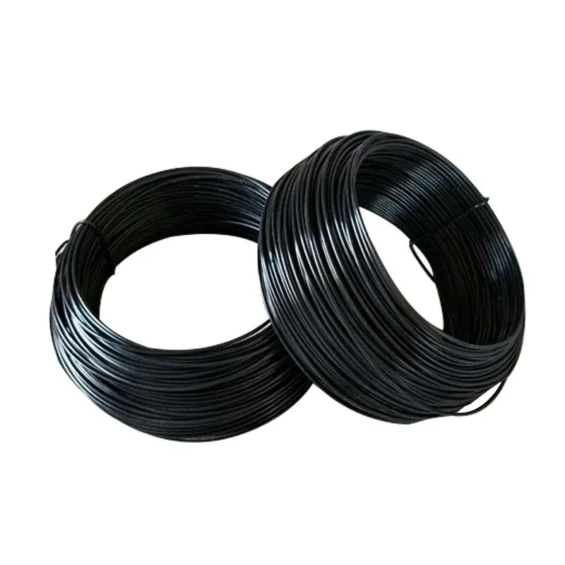 Black Plastic-Coated Flexible Tie Wire