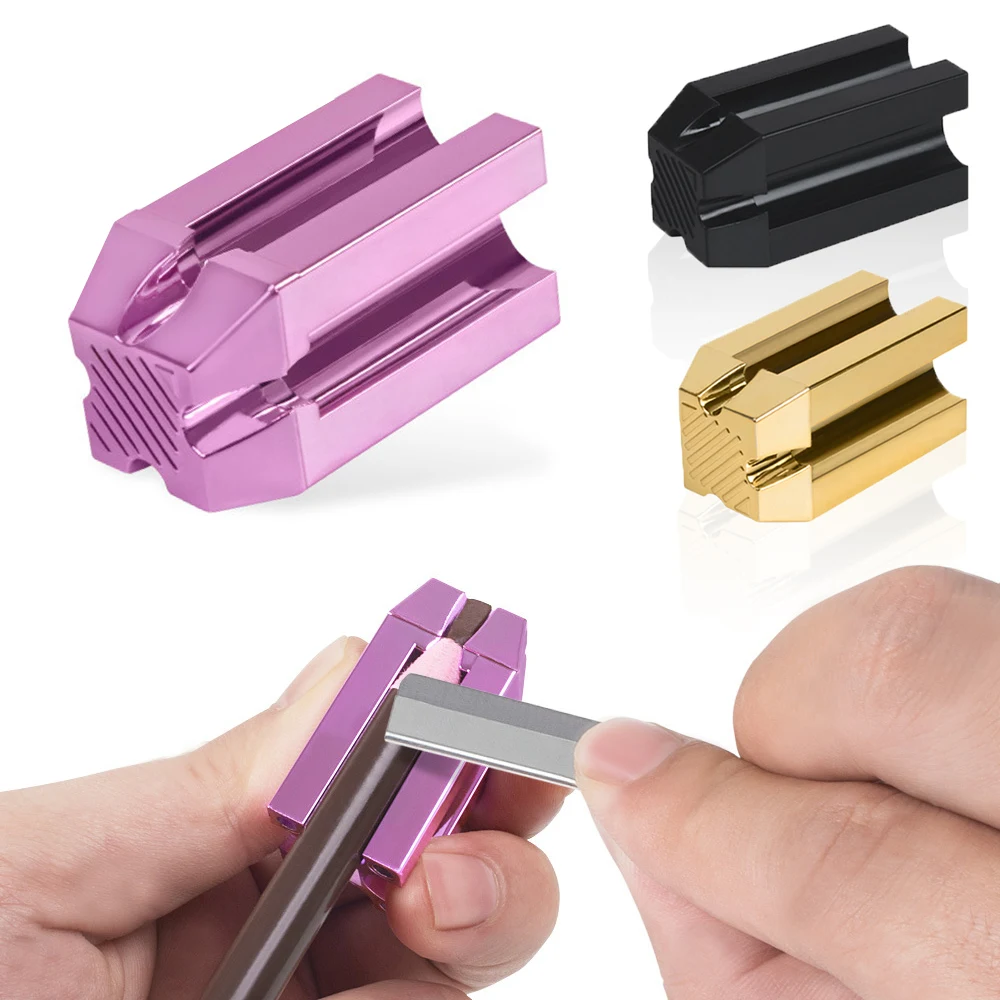 

4 In 1 Eyebrow Pencil Sharpener Microblading Tattoo Eye Brow Sharpening Tip Thin Tools Waterproof Permanent Makeup Profiler Pen
