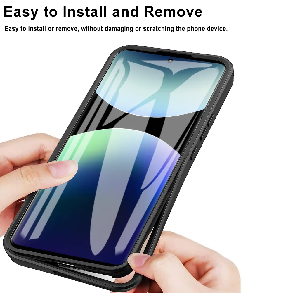 360° Full Protection Clear Shockproof Phone Cover