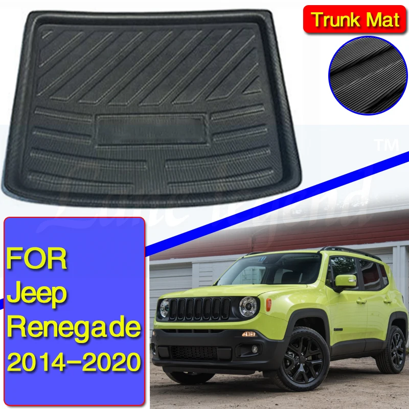 

Car Auto Rear Trunk Mat Cargo Luggage Tray Boot Liner Carpet Floor Cape For Jeep Renegade 2014 2015 2016 2017 2018 2019 2020 BU