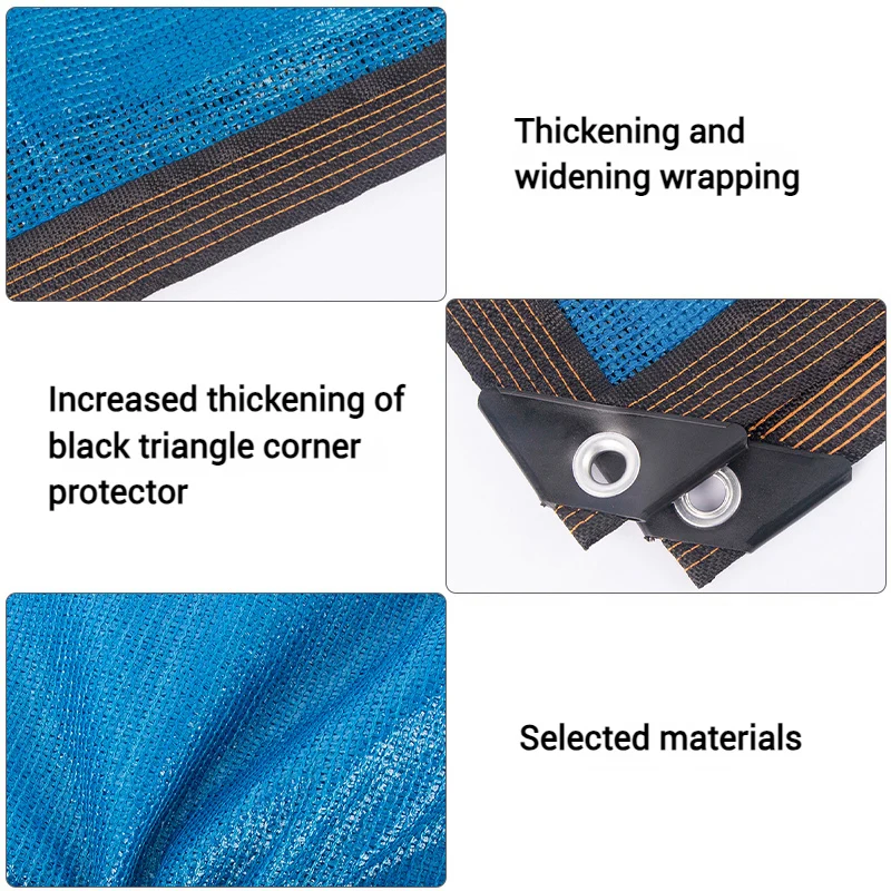 Sunshade Awning Garden Sunshade Sail Net Swimming Pool Tarpaulin Outdoor Anti-UV Sun Shade Net Balcony Yard Shade Mesh