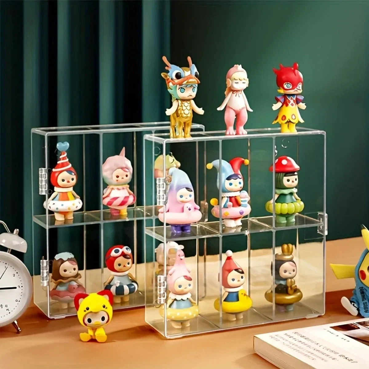 1pc-Ransparent Acrylic Doll Storage Box