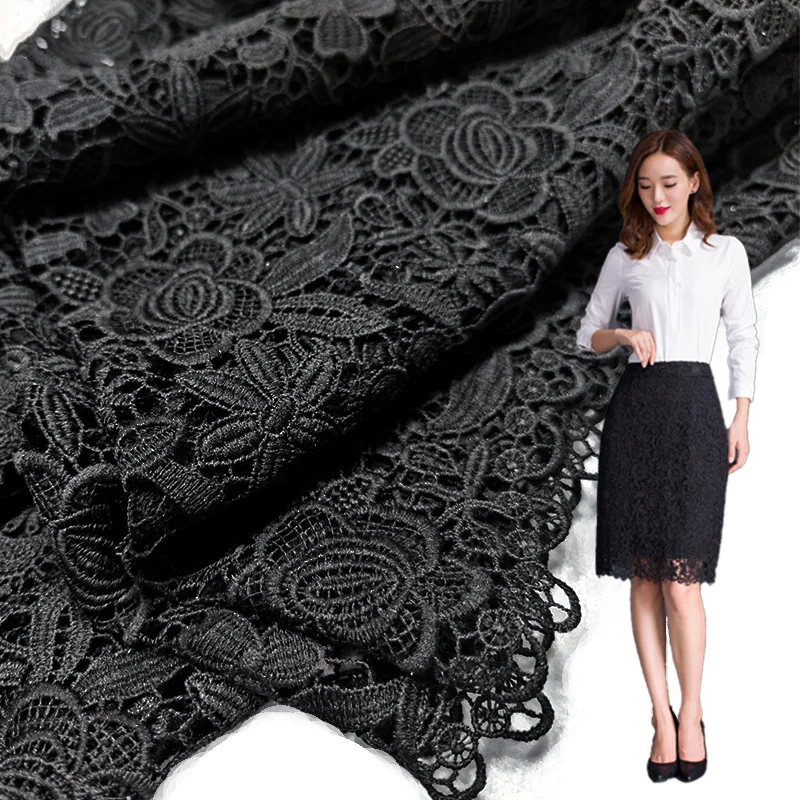 Pizzo Ricamo Vintage Solubile In Acqua - Bordatura In Seta Di Latte - 10 Cm X 5 Metri - Colore Vinaccia - Per Tende, Tovaglie, Vestiti Fai Da Te - 5