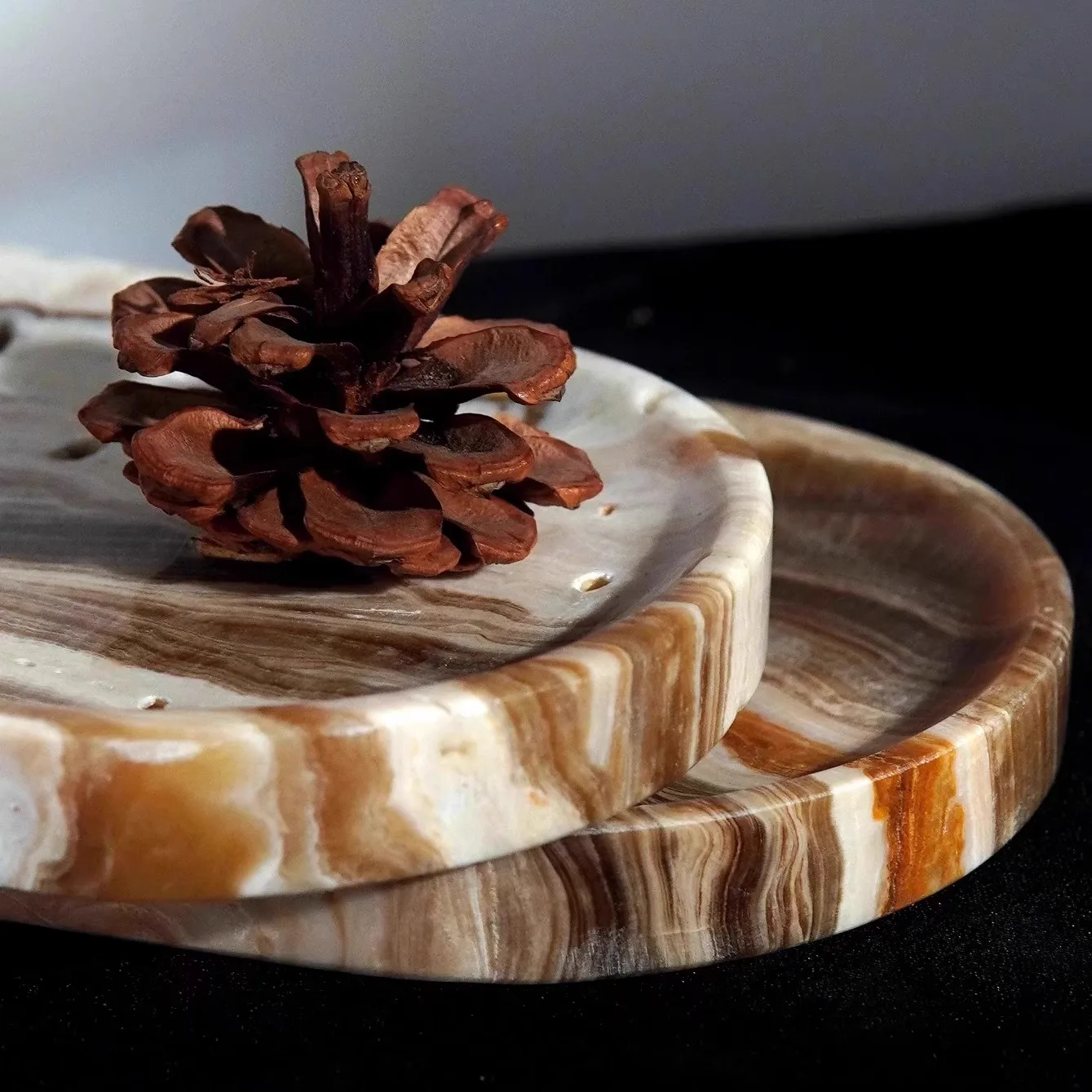 Perfume Tray Modern Simple Style Marble Display Tray Light Luxury Hotel Decoration Jewelry Storage Tray Art Photography Prop 3