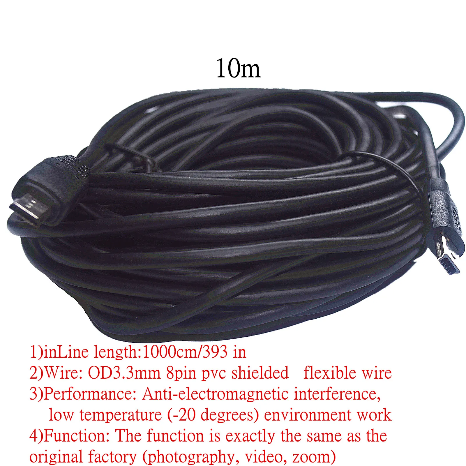 For jjc GP-vpr1/sr-f2/vpr1 Handle cables Connected (0.5m/10m extension cable) sony Multi machine attachment camera control cable