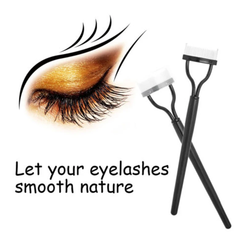 

Eyelash Metal Brush Comb Beauty Makeup Lash Separator Grafting Planting Eyelashes Grooming Tool Cosmetics Eyelash Brush