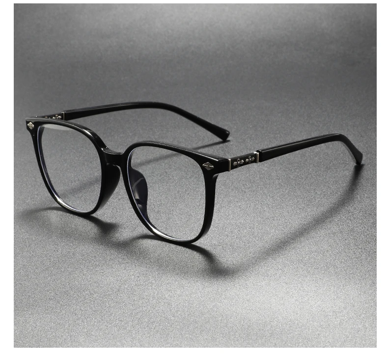 Modische, quadratische Trend-Anti-Blaulicht-Brille, mehrfarbig, Unisex, mehrfarbig, optional, für den täglichen Pendelverkehr, Büro-Dekorationsbrille – Detail 10