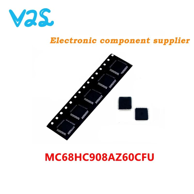 

100% New MC68HC908AZ60CFU 2J74Y MC68HC908AZ60 MC68HC908AZ60C 68HC908AZ60 QFP-64 Chipset