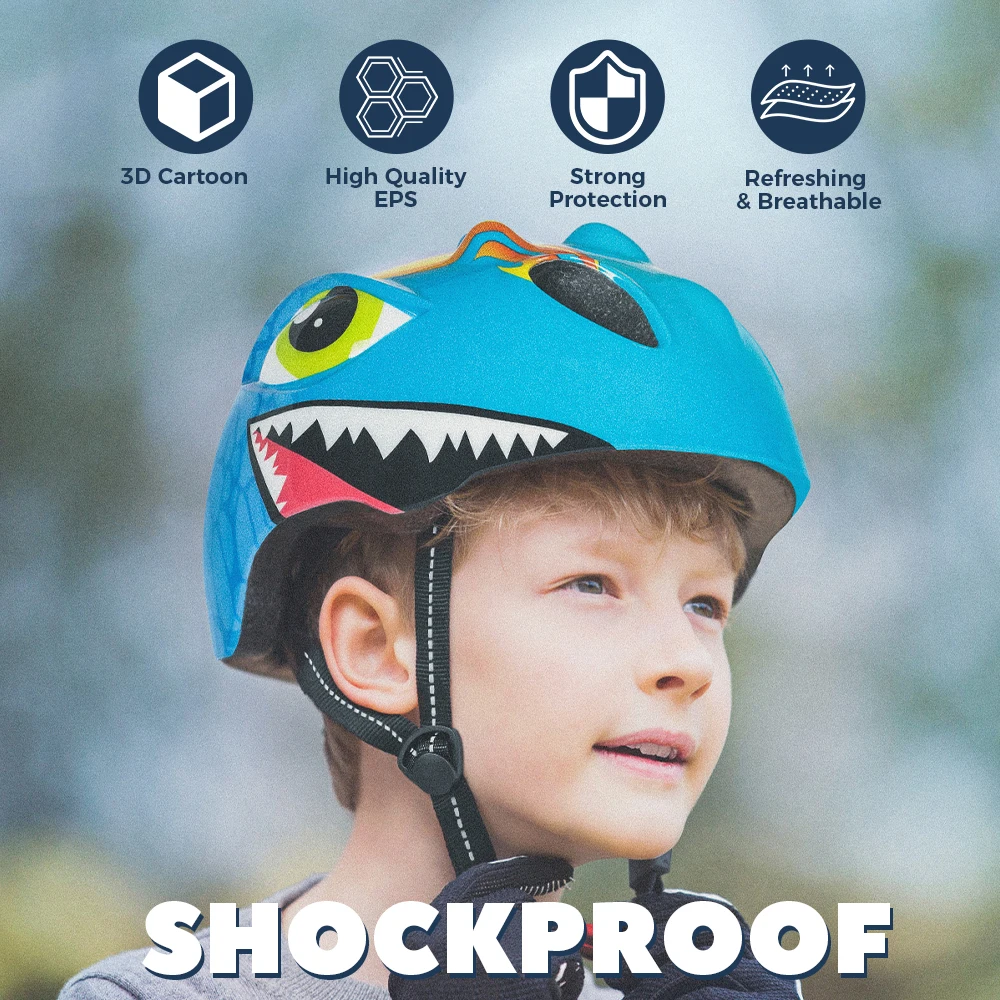 Kids Helmet with Pad Set 4