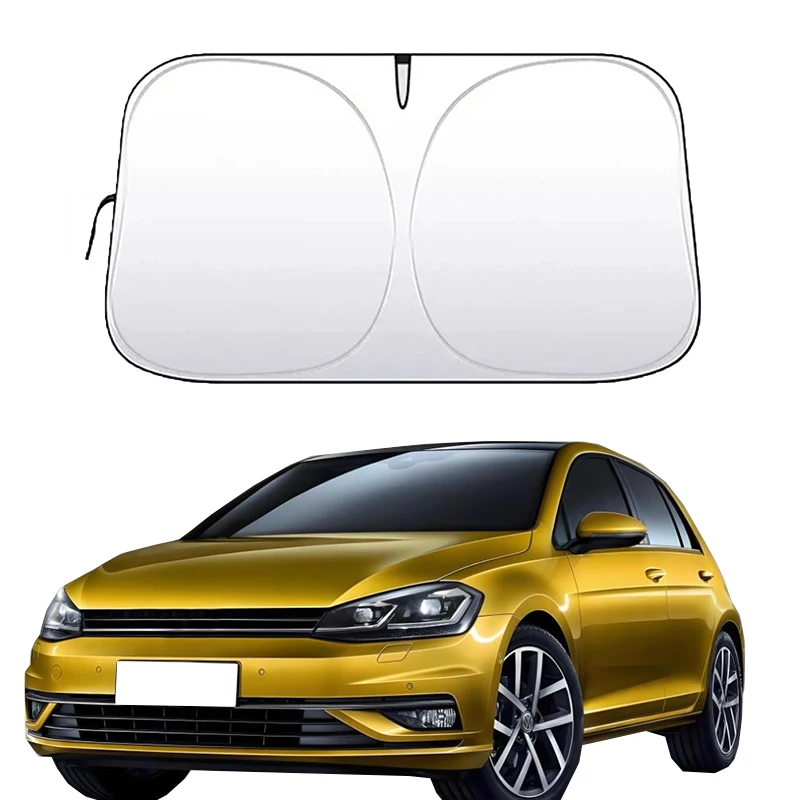 Folding Car Window Sunshade Cover Sun Shade Windshield Visor Protector Windscreen For Volkswagen Golf 7 MK7 VII GTI 2013-