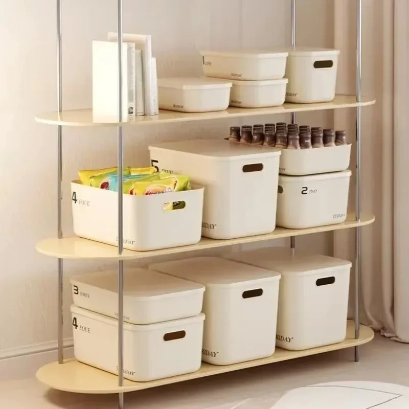 화장품, 의류, 식료품 등을 보관하기에 적합한 뚜껑이 있는 보관함, 적재 가능한 의류 보관함, 가정용으로 적합한 보관함