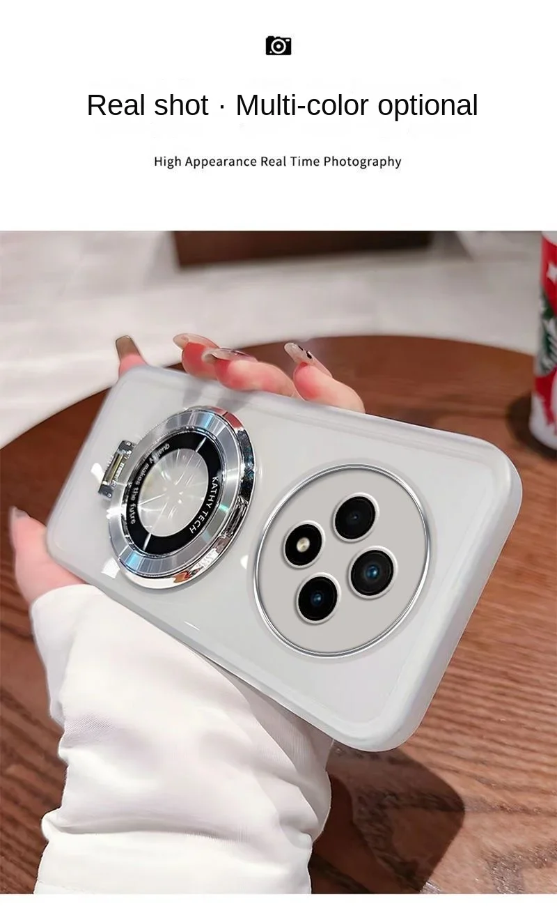 Magnetic Silicone Bumper Phone Case with Magsafe Holder