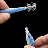 5PCS/bag 6cm7cm9cm Artificial Fluorescent Fishing Lures Squid Hook Cuttlefish Jigs Bait Spinnerbait Wood Shrimps Sea Fishing 3