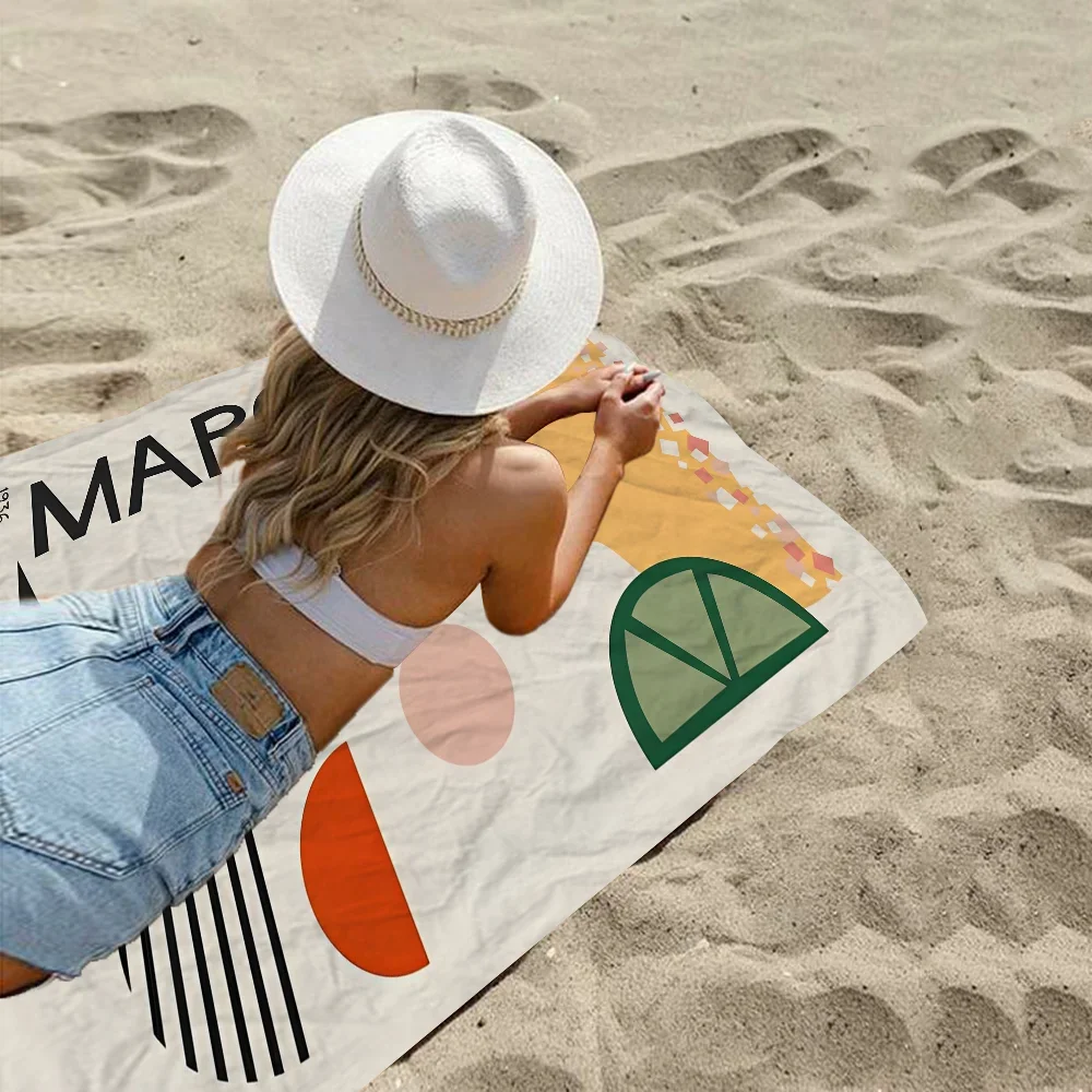Cartoon Fruit Juice Mojito Aperol Spritz Beach Towel Colorful Bath Towels for Girl  Custom Sand Free Beach Yoga Spa Gym Pool 5