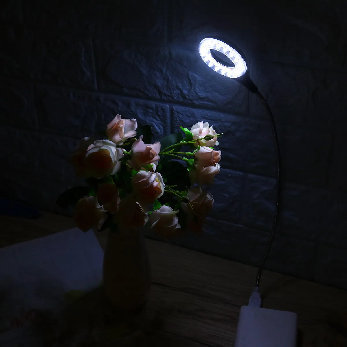 1Pcs USB LED 라이트 조정 가능한 구부릴 수 있는 독서 램프 눈 보호대 따뜻한 빛 휴대용 야간 램프 컴퓨터 노트북 캠핑