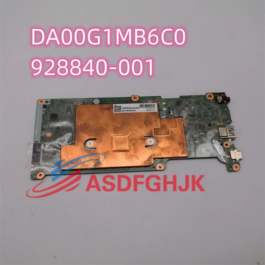 

Оригинальная материнская плата для ноутбука HP Chromebook 11 G6 EE 928840-001 DA00G1MB6C0 N3350 4 Гб 16 Гб L15850-001 протестирована Бесплатная доставка