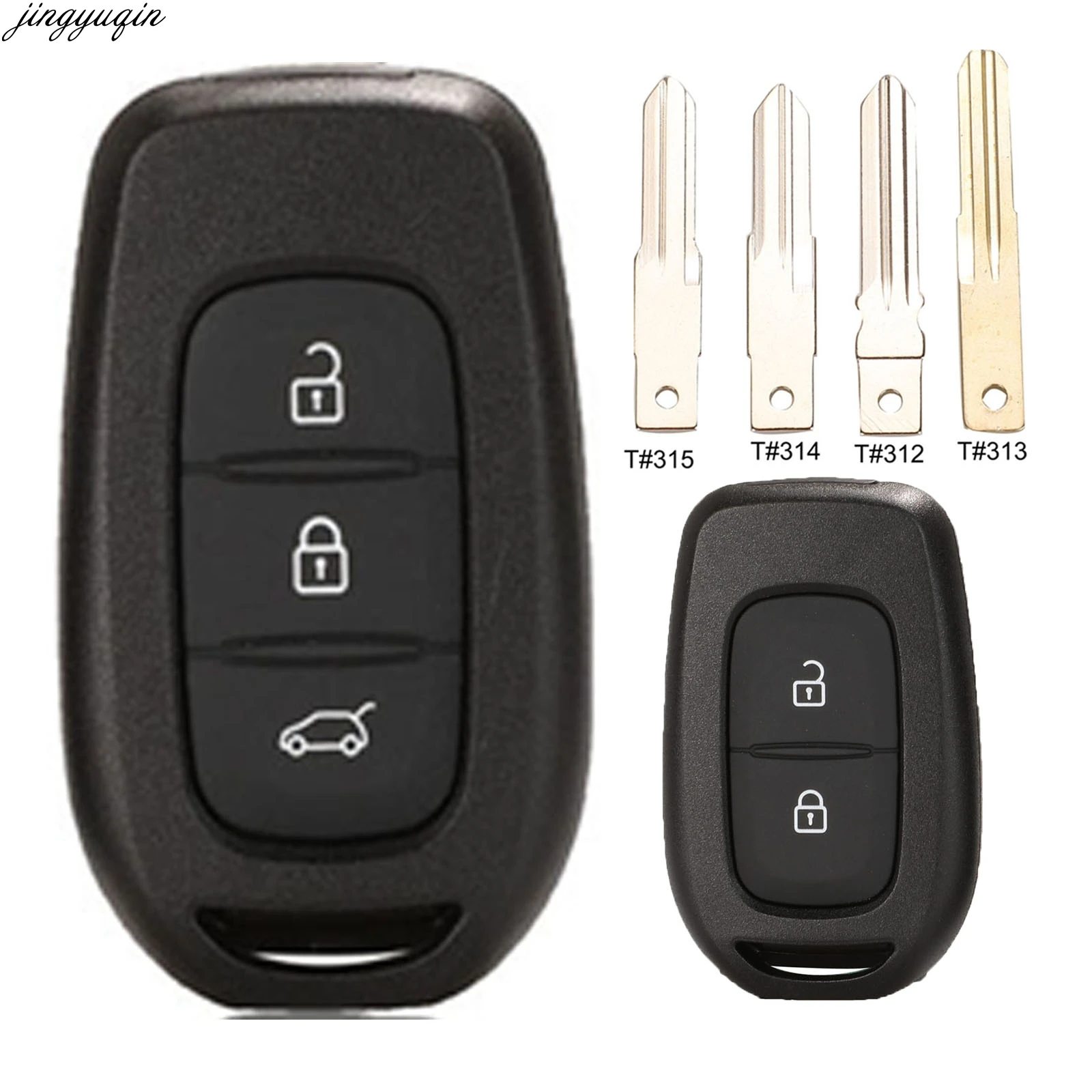 Car Key Shell 2/3 Buttons Remote Car Key Case Shell For Renault Dacia Logan Sandero Lodgy Dokker Duster Uncut Blade key case,car key shell,car remote key,car key